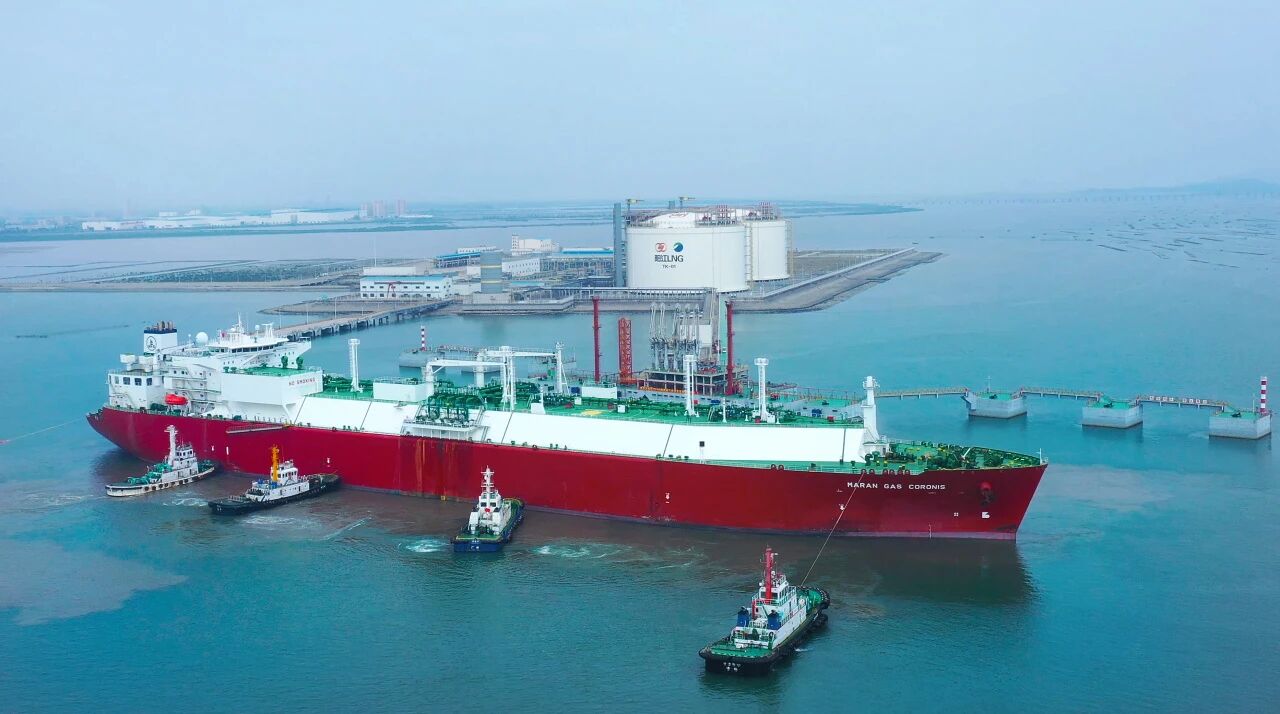 中国化学成达公司总承包的阳江LNG调峰储气库项目顺利完成首船接卸